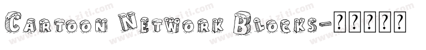 Cartoon Network Blocks字体转换